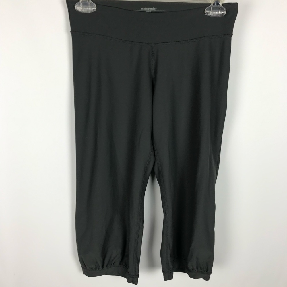 Patagonia Cropped Pants Gray Ruched Bottom